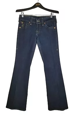 True Religion Women's Blue Jeans Size 30 Low Rise Bootcut  Inseam 33 • $45