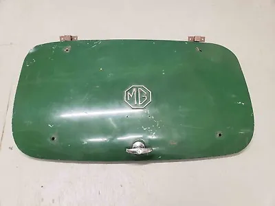 MG Midget Boot Lid Trunk Lid Green With Handle Emblem And Hinges OEM • $103.99