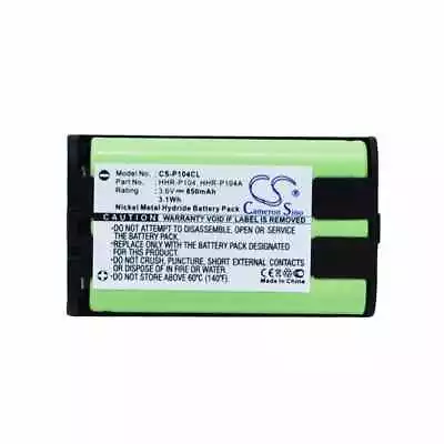 Battery For PANASONIC HHR-P104 PANASONIC HHR-P104A PANASONIC P104A/1B • $40.41