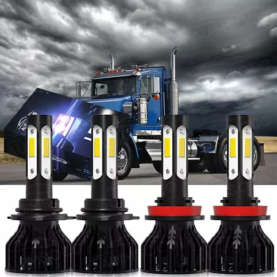 $31.29 • Buy For Volvo VN VNL VNM Truck 630 670 730 780 2004-2015 - 4X LED Headlight Bulb K9A
