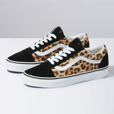 Vans - LEOPARD Old Skool Shoes (NEW) Womens Size 5-11 ANIMAL PRINT : Waffle Sole • $71.24