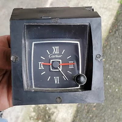 Vintage Cartier Car Dashboard Clock Ford DIVE - 15000 12 Volt G. T. • $93