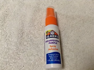 NEW  Elmer’s Spray Glue Adhesive Disappearing Purple - 1 Fl Oz FREE SHIPPING • $7.99
