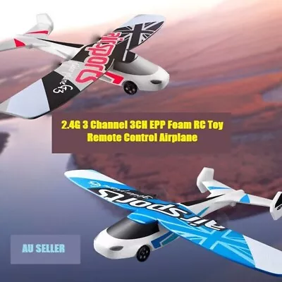 Glider Plane2.4G 3 Channel 3CH EPP Foam RC Toy Gift Remote Control Airplane • $104.35