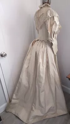 Vintage Victoria 1889-1893 Wedding Dress • $495