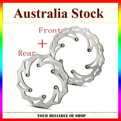 Front & Rear Brake Disc Rotor For KTM 125 250 300 350 450 500 EXC XC SX SXF XCW • $56.99
