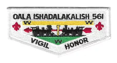 BSA LODGE 561 OALA ISHADALAKALISH VIGIL HONOR ISSUE S-14b YEL BAR MINT FLAP • $14.95