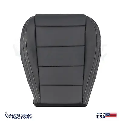 Fits 2015 - 2023 Ford Mustang PASSENGER Bottom Perforated Black Vinyl Seat Cover • $142.02