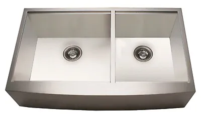 30  Apron Kitchen Double Bowl Sink • $200