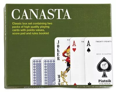 Gibsons Canasta Double Deck Playing Cards From Piatnik | Card Game | • £10.72