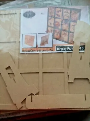 £9 • Buy 12 X 12 MDF Display Frame And Stand