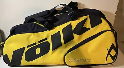 Volkl Yellow/Black 6 Racket Tennis Pro Bag/Backpack • $39.99