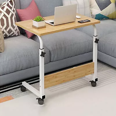 Mobile Coffee Tray Sofa Laptop Desk Bed Side Tea Stand Trolley End Tables NEW • £23.87