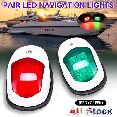 2Pcs LED Nav Navigation Lights Side Lamp Port Starboard Marine Boat Yacht Ship • $11.09