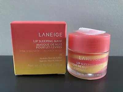 Laneige PINK LEMONADE Lip Sleeping Mask 20g Full Size ~ BNIB • £19.99