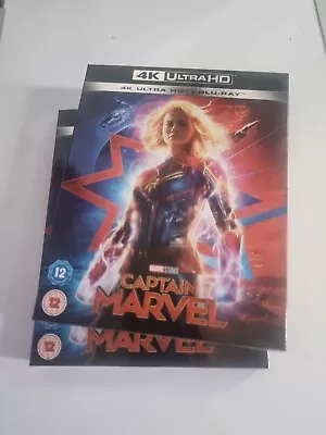 Captain Marvel [12] 4K Ultra HD Blu-ray - NEW SEALED WITH SLIPCOVER  • £5.95