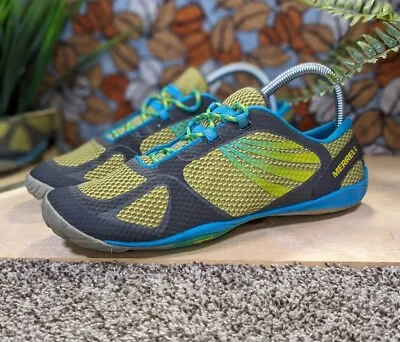 Merrell Lemon Pace Glove Women's Size 8.5 Barefoot Running Sneakers Shoes Yellow • $30.30