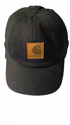 Carhartt Black Hat RN# 14806 L/XL A201  Insulated Trapper Hat With Ear Flaps  • $23