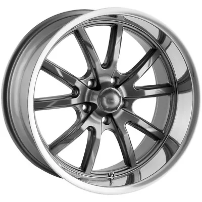 Ridler 650 17x8 5x4.75  +0mm Gunmetal Wheel Rim 17  Inch • $208.99