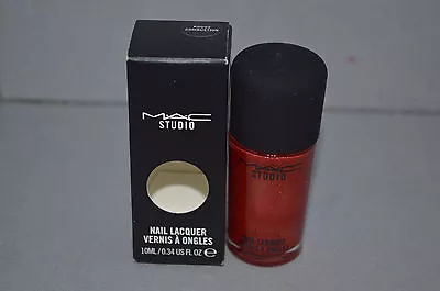 MAC Nail Lacquer Rouge Combustion 0.34oz New Boxed • $12.99