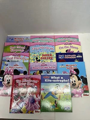 Story Reader Me Reader Book Lot Of 14 Mickey Minnie And Mouse Clubhouse Hcv • $8