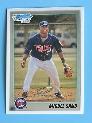 2010 Bowman Chrome MIGUEL SANO #BCP205 1st Bowman Minnesota Twins • $1.20