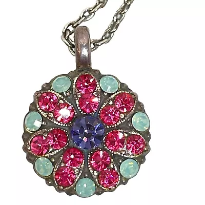 Mariana Guardian Angel Pendant Necklace “Flower Power” Swarovski Crystal 5212 • $59