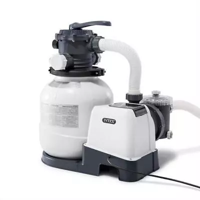 Intex 2100 GPH Sand Filter Pump For Above Ground Outdoor Pools (220-240 Volt) • £169.99