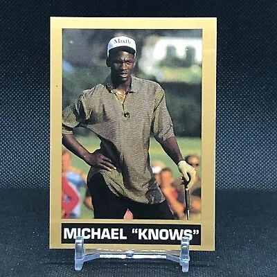 $9.99 • Buy Michael Jordan Michael  Knows  Golf Promo Card Rare Mint Hof