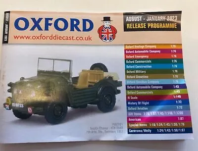 £1.95 • Buy Oxford Diecast Catalogue August - January 2023 NEW JUST OUT