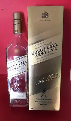 $32 • Buy JOHNNIE WALKER Gold Label Reserve  Scotch Whisky Empty Bottle 750ML & Box