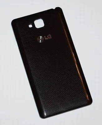 Original LG D605 Optimus L9 II Battery Cover Black • £10.70