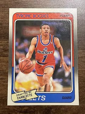 1988-89 Fleer Muggsy Bogues Tyrone Bogues #13 Rookie RC • $5.99