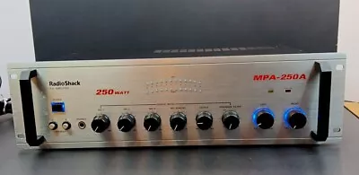 Radio Shack MPA-250A Rack Mount PA/Stereo Amplifier 250 Watts-Great Cond. • $89