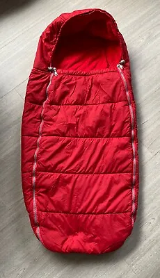 Red Quinny Cosy Toes Footmuff  - Pushchair Pram Stroller Buggy • £13.99