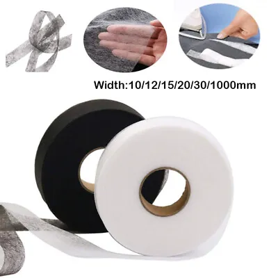 £8.23 • Buy 2pcs Double-sided Interlining Adhesive Fabric Clothes Iron On Tape Interlining