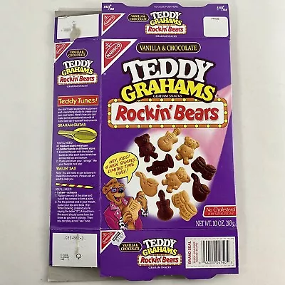 Nabisco Teddy Grahams Rockin’ Bears Vintage 1992 Vanilla Chocolate Empty Box • $49.99