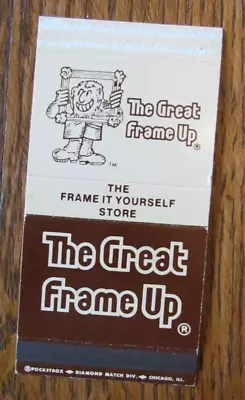 Pocketbox Matchbox Cover: The Great Frame Up Empty Matchcover -c15 • $4.78