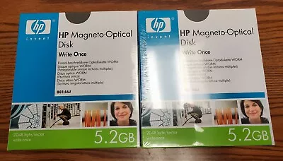 Lot Of 16 New Sealed HP Magneto-Optical Disk 5.2GB Write Once 88146J • $65