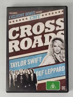 Taylor Swift Cross Roads Def Leppard CMT DVD R1 NTSC Free Postage • $14.20