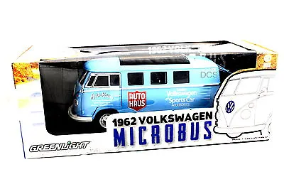 Greenlight 1962 VW Volkswagen Microbus Auto Haus Blue 1/18 Limited Editition  • $39.95