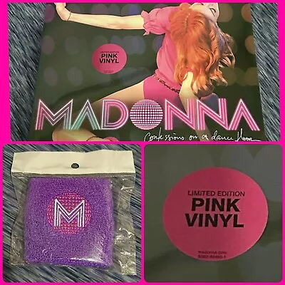 Pink Vinyl Madonna Confessions On A Dance Floor 2lp Gatefold Includes Sweatband • $50