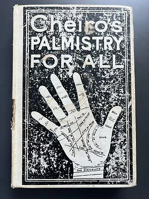 Cheiro's Palmistry For All Vintage Copy Herbert Jenkins • £40