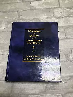 Managing For Quality And Performance Excellence 10th Edition • $30