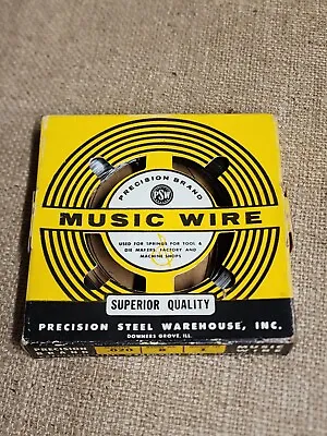 NEW PRECISION Brand Spring Tempered Music Wire .020 Diam.  1 Pound 8 Guage  • $18.99