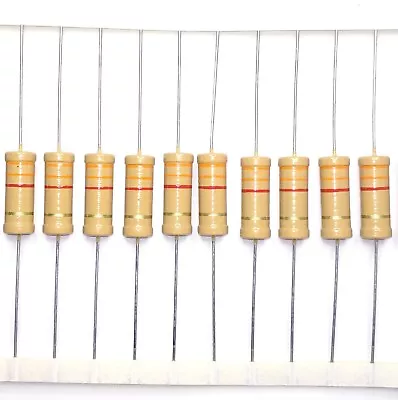 Lot Of 5 Vishay Draloric Carbon Film Resistors 3.3k Ohms 1.5W 750V • $0.73