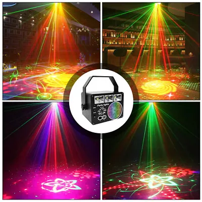 RGB LED Laser Beam Scanner Projector DMX DJ Disco Party Stage Laser Effect Light • £43.99