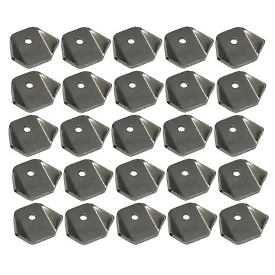 25 Pack Chassis Mounting Trick Tab 1/8  Thick Steel 1/4  Mounting Hole Weldable • $44.50