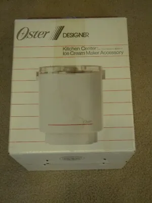 Vintage Oster Designer Kitchen Center Ice Cream Maker Accessory Model 770-08 • $15