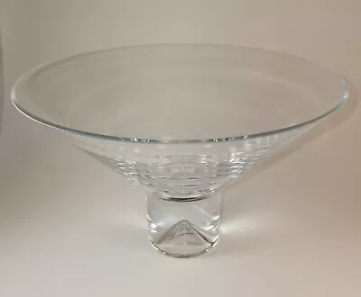 Vintage Signed Badash Handmade Crystal Bowl Original Label Poland Polish Made • $19.99